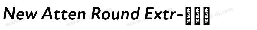 New Atten Round Extr字体转换